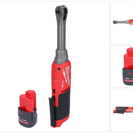 Milwaukee M12 FHIR14LR-251 Cordless high-speed ratchet 12 V 47 Nm 1/4" brushless + 1x rechargeable battery 2.5 Ah - without charger