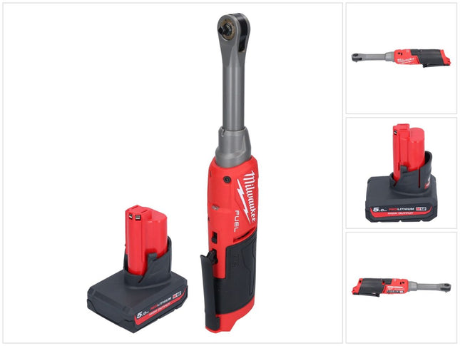 Milwaukee M12 FHIR14LR-501 batería de trinquete de alta velocidad 12 V 47 Nm 1/4" sin escobillas + 1x batería 5,0 Ah - sin cargador