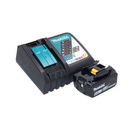 Makita DBO 381 RG1JU Akku Schwingschleifer 18 V 93 x 185 mm Brushless + 1x Akku 6,0 Ah + Ladegerät + Makpac
