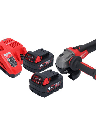 Milwaukee M18 FSAG125X-402 Akku Winkelschleifer 18 V 125 mm Brushless + 2x Akku 4,0 Ah + Ladegerät