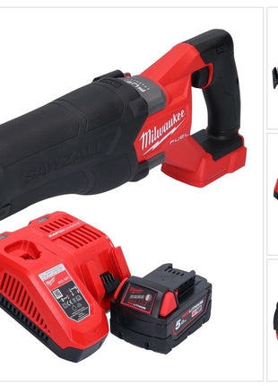 Milwaukee M18 FSZ-501 sega alternativa a batteria 18 V brushless + 1x batteria 5,0 Ah + caricatore