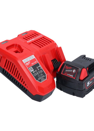 Milwaukee M18 FSZ-501 sega alternativa a batteria 18 V brushless + 1x batteria 5,0 Ah + caricatore