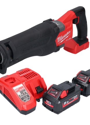 Milwaukee M18 FSZ-552 sega alternativa a batteria 18 V brushless + 2x batteria 5,5 Ah + caricabatterie