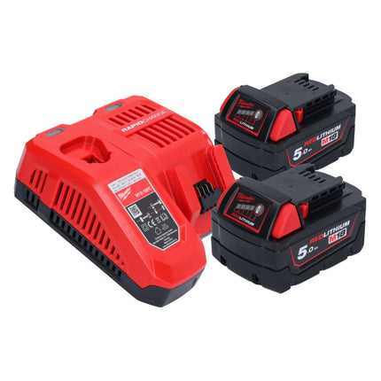 Milwaukee M18 FIW2F12-502 Clé à choc sans fil 18 V 339 Nm 1/2" Brushless + 2x batterie 5,0 Ah + chargeur