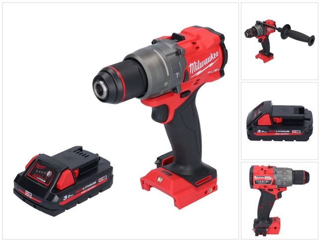 Milwaukee M18 FPD3-301 cordless impact drill 18 V 158 Nm brushless + 1x rechargeable battery 3.0 Ah - without charger