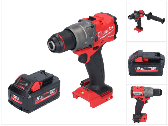 Milwaukee M18 FPD3-551 cordless impact drill 18 V 158 Nm brushless + 1x rechargeable battery 5.5 Ah - without charger