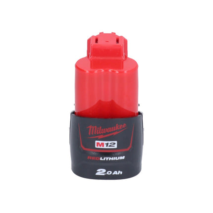 Milwaukee M12 BBL-201 Batterie prompteur 12 V + 1x batterie 2,0 Ah - sans kit chargeur