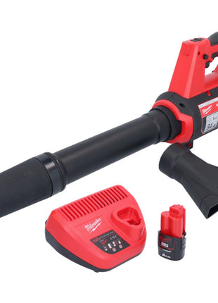 Milwaukee M12 BBL-201 akumulatorowa dmuchawa 12 V + 1x akumulator 2,0 Ah + ładowarka
