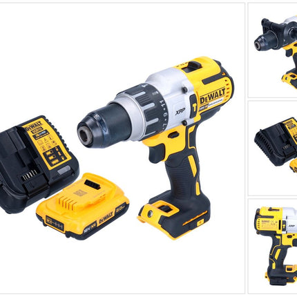 Taladro percutor inalámbrico DeWalt DCD 996 D1 18 V 95 Nm sin escobillas + 1x batería 2,0 Ah + cargador