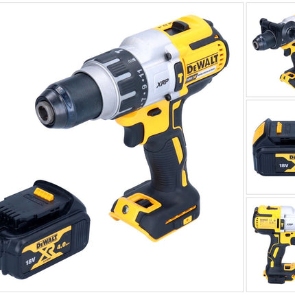 Taladro percutor inalámbrico DeWalt DCD 996 N 18 V 95 Nm sin escobillas + 1x batería 4,0 Ah - sin cargador