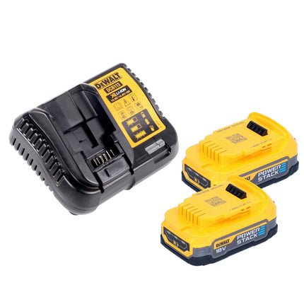 Llave de impacto a batería DeWalt DCF 887 E2 18 V 205 Nm 1/4" sin escobillas + 2x baterías 1,7 Ah + cargador