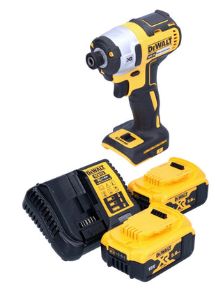DeWalt DCF 887 P2 cordless impact wrench 18 V 205 Nm 1/4" brushless + 2x rechargeable battery 5.0 Ah + charger