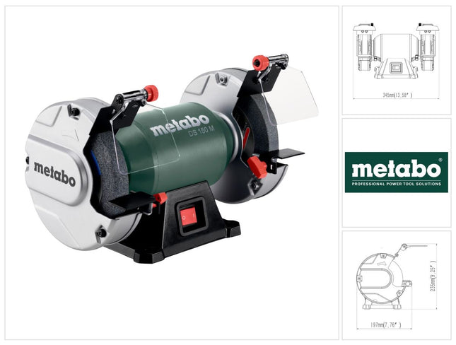 Metabo DS 150 M Lijadora doble 370 W 150 x 20 x 20 mm ( 604150000 )