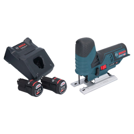 Bosch GST 12V-70 Professional cordless jigsaw 12 V 70 mm + 2x rechargeable battery 2.0 Ah + charger