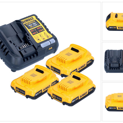 Zestaw startowy akumulatorów DeWalt DCB 1104 D3 12 V / 18 V 3x akumulator 2,0 Ah + ładowarka DCB 1104