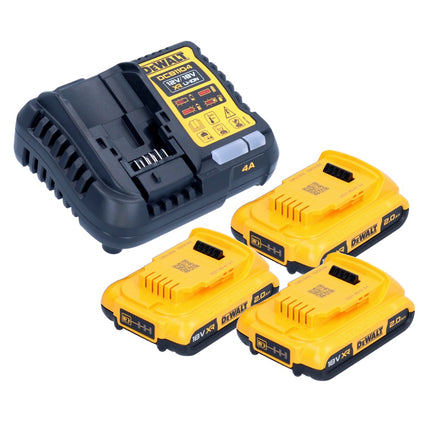 Zestaw startowy akumulatorów DeWalt DCB 1104 D3 12 V / 18 V 3x akumulator 2,0 Ah + ładowarka DCB 1104