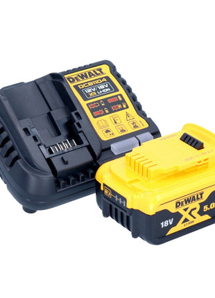 DeWalt DCB 1104 P1 Set di avviamento batteria 12 V / 18 V 1x batteria 5,0 Ah + caricatore DCB 1104