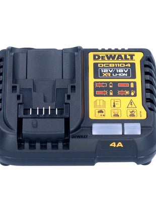 DeWalt DCB 1104 H4 Battery Starter Set 12 V / 18 V 4x batteria Powerstack 5,0 Ah + caricatore DCB 1104