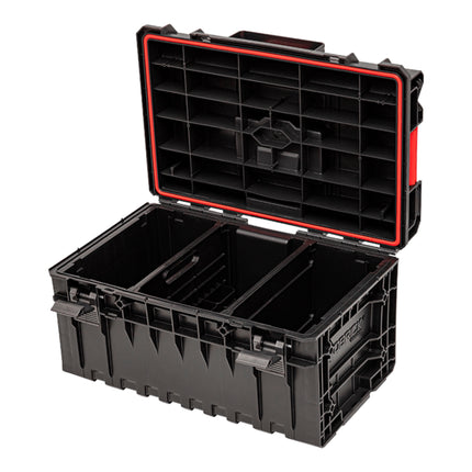 Toolbrothers RHINO XXL Werkzeugkoffer ECO Basic Höhe L 38 l IP66 mit herausnehmbaren Trennwänden