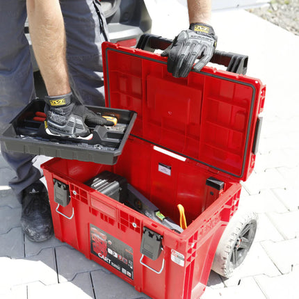 Toolbrothers RHINO XL Cart Plus ULTRA - Mallette à outils mobile 37 l IP66 avec double poignée télescopique