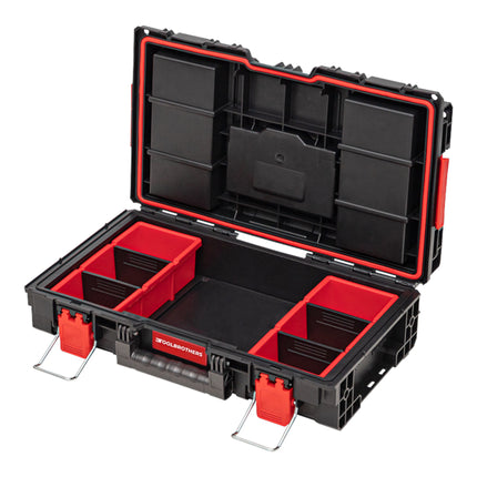 Toolbrothers RHINO XL walizka narzędziowa ECO Comfort+ wysokość M 13,5 l IP66 z wyjmowanymi przegrodami + pudełka