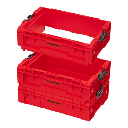 Toolbrothers RHINO L caja de herramientas EXTENDER ULTRA extensión de caja personalizada 450 x 310 x 151 mm 9 l apilable