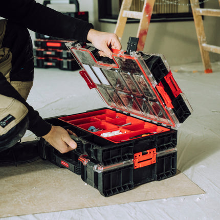 Toolbrothers RHINO L Organizador ECO altura L cajas 452 x 358 x 79 mm 6 l apilable IP54