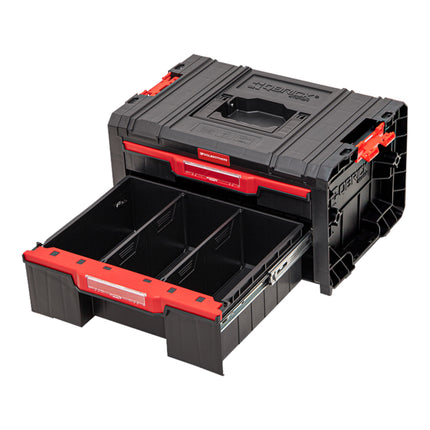 Toolbrothers RHINO L Cajón 2 ECO Basic apilable 450 x 310 x 244 mm 4,5 l 9,5 l IP54 con dos cajones 5 divisores