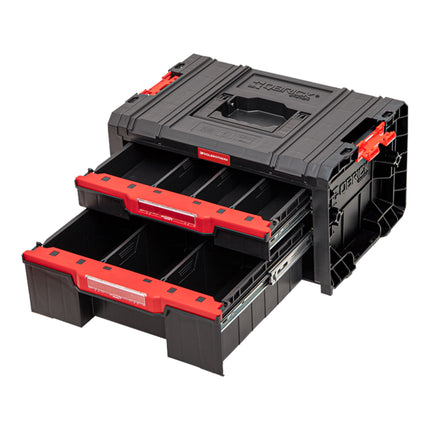 Toolbrothers RHINO L Cajón 2 ECO Basic apilable 450 x 310 x 244 mm 4,5 l 9,5 l IP54 con dos cajones 5 divisores