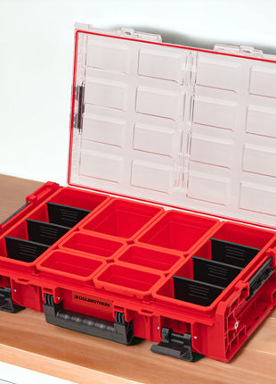 Toolbrothers RHINO XXL Organiseur ULTRA Hauteur XL Boîtes Custom 13,5 l IP66 avec 8 inlays et 6 séparateurs