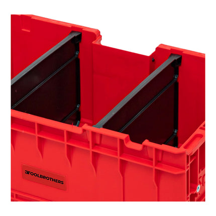 Toolbrothers RHINO XXL Skrzynka narzędziowa ULTRA Custom 35 l z możliwością sztaplowania i wyjmowanymi przegrodami
