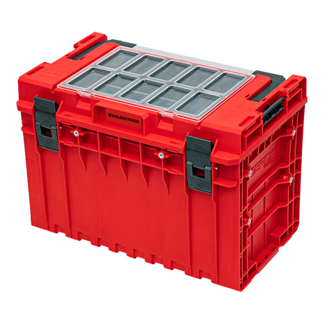 Toolbrothers RHINO XXL Valigia portautensili ULTRA Handling+ altezza XL 52 l IP66 con divisori estraibili + scatole