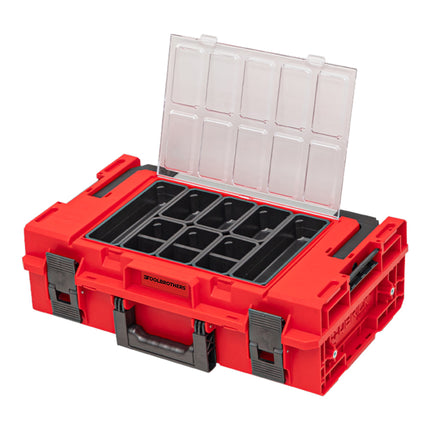 Toolbrothers RHINO XXL walizka narzędziowa ULTRA Handling+ wysokość M 15,4 l IP66 z wyjmowanymi przegrodami + pudełka