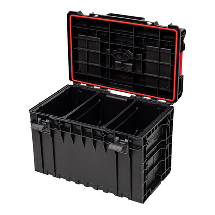 Toolbrothers RHINO XXL Werkzeugkoffer ECO Comfort+ - geöffneter Deckel mit Trennfächern
