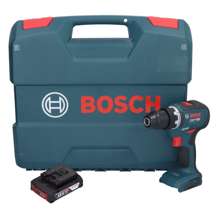 Bosch GSR 18V-55 Taladro atornillador inalámbrico profesional 18 V 55 Nm sin escobillas + 1x batería 2,0 Ah + L-Case - sin cargador
