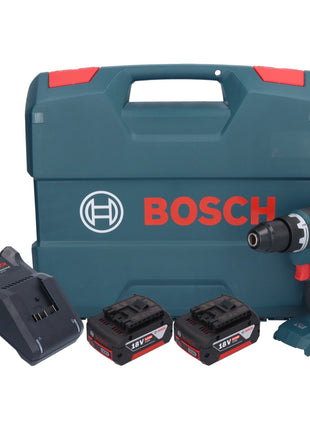Bosch GSR 18V-55 Professional cordless drill driver 18 V 55 Nm brushless + 2x rechargeable battery 5.0 Ah + charger + L-case