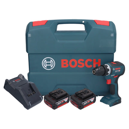 Bosch GSR 18V-55 Professional cordless drill driver 18 V 55 Nm brushless + 2x rechargeable battery 5.0 Ah + charger + L-case