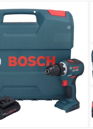 Bosch GSR 18V-55 Professional cordless drill driver 18 V 55 Nm brushless + 1x ProCORE rechargeable battery 4.0 Ah + L-case - without charger