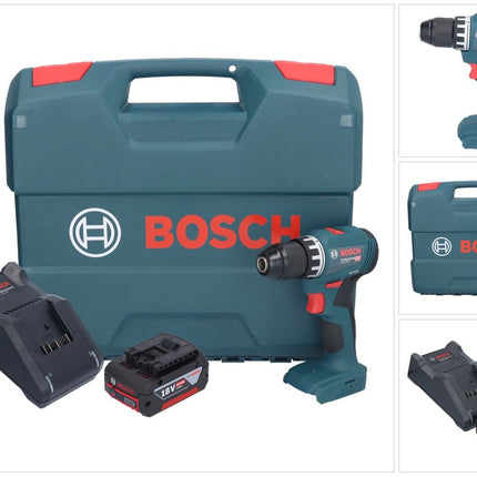 Bosch GSR 18V-45 Professional Akku Bohrschrauber 18 V 45 Nm Brushless + 1x Akku 4,0 Ah + Ladegerät + L-Case