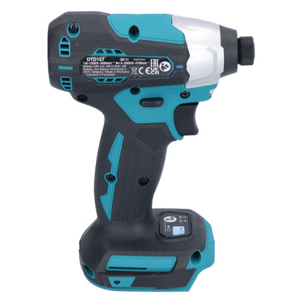 Makita DTD 157 Z cordless impact wrench 18 V 140 Nm 1/4" Brushless Solo - without battery, without charger
