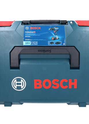 Bosch GSB 18V-55 Profesjonalna akumulatorowa wiertarko-wkrętarka udarowa 18 V 55 Nm bezszczotkowa ( 06019H5300 ) + 2x akumulator 4,0 Ah + ładowarka + L-Boxx