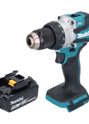 Makita DHP 489 T1 trapano a percussione a batteria 18 V 73 Nm brushless + 1x batteria ricaricabile 5,0 Ah - senza caricabatterie