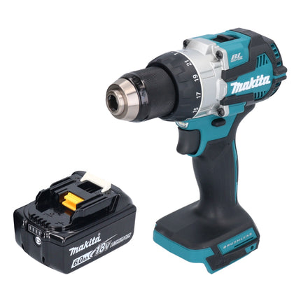 Makita DHP 489 G1 cordless impact drill 18 V 73 Nm brushless + 1x rechargeable battery 6.0 Ah - without charger