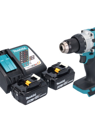 Makita DHP 489 RG Perceuse-visseuse à percussion sans fil 18 V 73 Nm Brushless + 2x batterie 6,0 Ah + chargeur