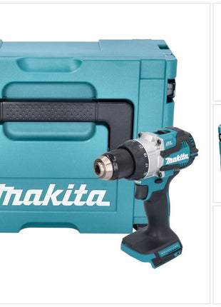 Trapano a percussione a batteria Makita DHP 489 ZJ 18 V 73 Nm brushless + Makpac - senza batteria, senza caricabatterie