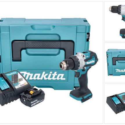 Makita DHP 489 RF1J cordless impact drill 18 V 73 Nm brushless + 1x rechargeable battery 3.0 Ah + charger + Makpac