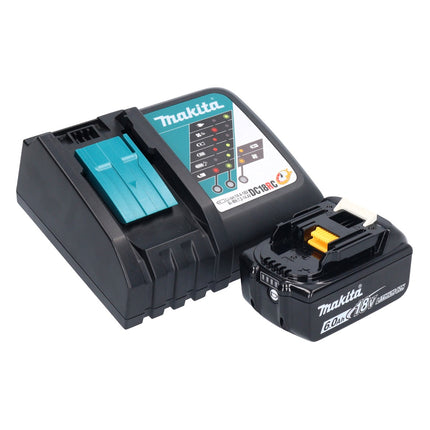 Makita DDF 489 RG1J taladro atornillador inalámbrico 18 V 73 Nm sin escobillas + 1x batería 6,0 Ah + cargador + Makpac