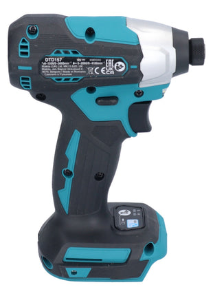 Makita DTD 157 RM1 cordless impact wrench 18 V 140 Nm 1/4" brushless + 1x rechargeable battery 4.0 Ah + charger