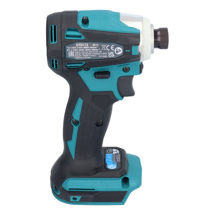 Makita DTD 172 ZJ cordless impact wrench 18 V 180 Nm 1/4" brushless + Makpac - without battery, without charger