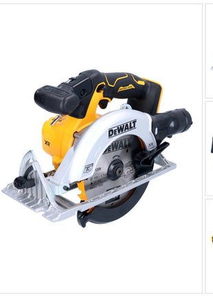 Sega circolare a batteria DeWalt DCS 565 N 18 V 165 mm senza spazzole + 1x batteria Powerstack 1,7 Ah - senza caricabatterie